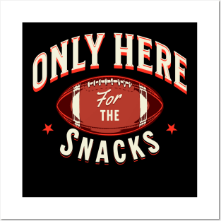 Football snacks Posters and Art